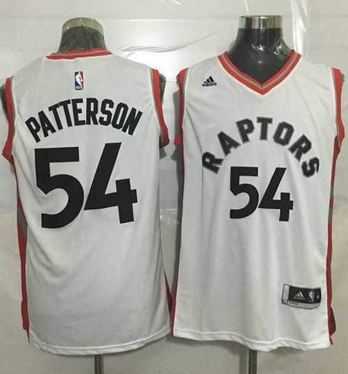 Toronto Raptors #54 Patrick Patterson White Stitched NBA Jersey,We sell and wholesale Toronto Raptors #54 Patrick Patterson White Stitched NBA Jersey on line form chian!